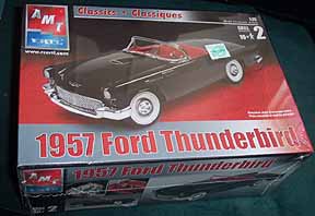 1957 T-bird Diecast List